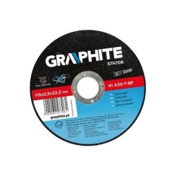 GRAPHITE rezna ploča za metal 115x2.5x22mm 57H706