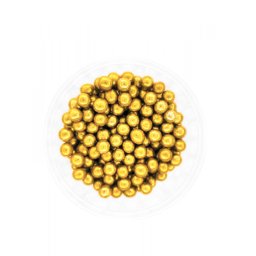 Dekorativne perle ZLATNE 7mm 50g