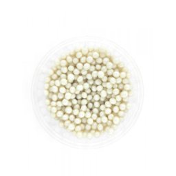 Dekorativne perle BELE 3mm 50g