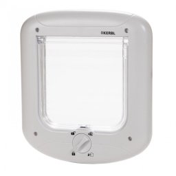 Vrata za mačke bela 238x267mm