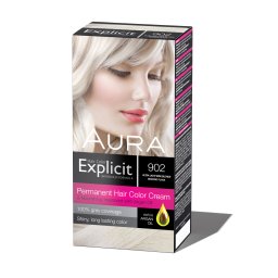 Set za trajno bojenje kose EXPLICIT 902 Ultra light irise blonde / biserno plava