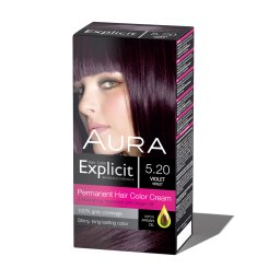 Set za trajno bojenje kose EXPLICIT 5.20 Violet / Violet