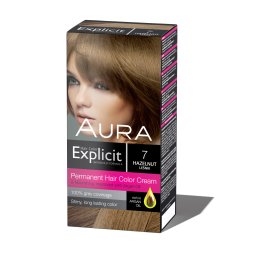 Set za trajno bojenje kose EXPLICIT 7 Hazelnut / Lešnik