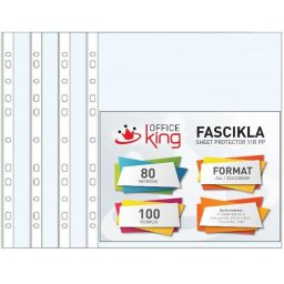 Fascikla PP 11 rupa 80 mic, 100/pak