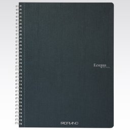 Sveska spirala A4 linija 70L 90g EcoQua Fabriano 19290210 kraljevsko zelena (royal green)