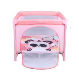 KikkaBoo prenosiva ogradica enjoy panda pink ( KKB50013 )