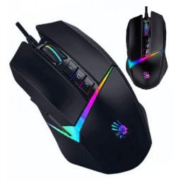 Gejmerski optički miš, A4Tech A4-W60 Max, Bloody RGB, 2000Hz/100-10.000 Dpi, Black USB 135mm
