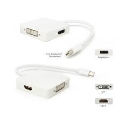Adapter Mini DP na HDMI+DVI+DP Z kratak