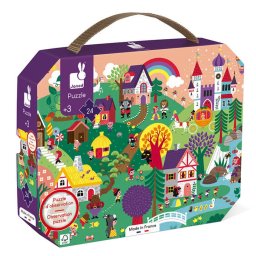 Kartonske puzzle - Skriveni predmeti, Bajke