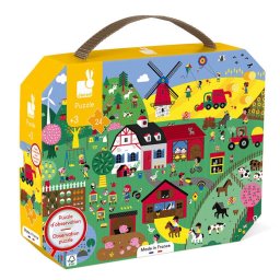 Kartonske puzzle - Skriveni predmeti, Farma