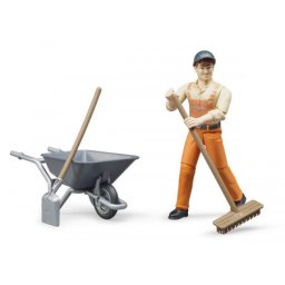 Bruder Figura čovek sa kolicima set ( 621308 )