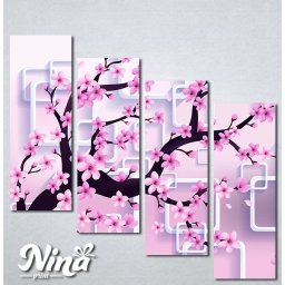 Slike na platnu Carobno roze drvo Nina352_4