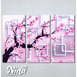 Slike na platnu Carobno roze drvo Nina352_3