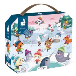 Kartonske puzzle - Zabava na snegu