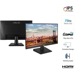 Asus VA24EHE 90LM0560-B01170 24" FHD IPS, Eye care, HDMI, DVI, VGA, 5ms, 75Hz (FreeSync), VESA, Black