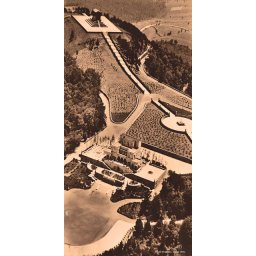 Stari Beograd, snimak iz vazduha Avala 1940., uramljena slika 50x100cm