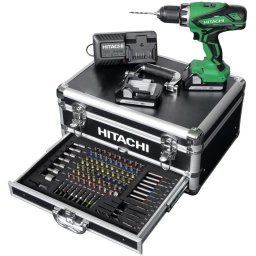 Akumulatorska šrafilica-odvrtač Hikoki DS18DJL, 18V 2x2.5Ah + pribor 100 delova