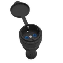 Monofazna utičnica EKS116P, 1x16A, 2P+E IP44 Emas