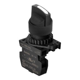 Prekidač dvopoložajni S2SR-S3WAM, 0-1 45Â°, 1NO, fi22mm, 6A 250Vac IP52 Autonics