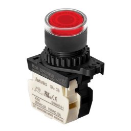 Taster crveni S2PR-P3RBLM, 1NC, sa LED indikacijom 110-220Vac, 6A 250Vac IP52 Autonics
