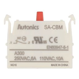 Kontakt blok SA-CBM, stop-mirni, 1NC, modularni, 6A 250Vac Autonics