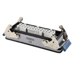 Industrijski konektor EBM24PM47, ženski, panelni, 24 polni, 16A, 690V, 6 kV, IP65 Emas