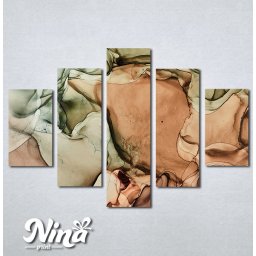 Slike na platnu Apstraktno braon slika Nina356_5