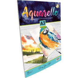 AQUARELLE BLOK A3/20l 180gr 74021