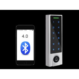 Secukey H3-BLE Vodootporna IP66 kontrola pristupa sa Bluetooth interfejsom za integraciju sa TTLock aplikacijom. Tastatura je osetljiva na dodir uz ugrađen RFID čitač