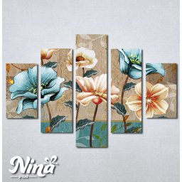 Slike na platnu Apstrakcija cvece Nina361_5