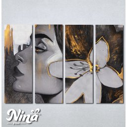 Slike na platnu Cvet u kosi Nina362_4