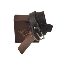 Tamno braon muški kaiš za pantalone