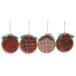 Novogodišnji ukras bamboo tartan ( 53227 )