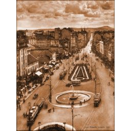 Stari Beograd Terazije 1922., uramljena slika 30x40cm i 40x50cm
