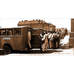 Stari Beograd - Postari Savska 1930., uramljena slika 50x100cm