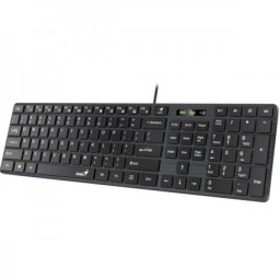 Tastatura Genius SlimStar C126,BLK,USB,US GK-210003