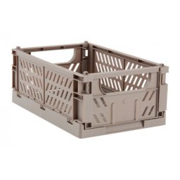 Korpa Š16xD25xV10cm sklopiva siva