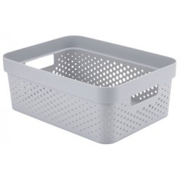 Korpa 11L plastika siva