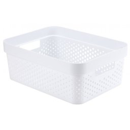 Korpa 11L plastika bela