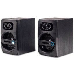 Zvučnici 2.0 Microlab B-23, Drveni zvučnici crni, 6W RMS (2 x 3W), USB napajanje, 3,5mm