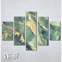 Slike na platnu Pastelne zelene boje Nina374_5