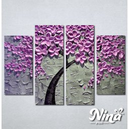 Slike na platnu Ljubicasto drvo Nina375_4