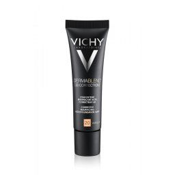 VICHY DERMABLEND 3D CORRECTION SPF 25 Korektivni puder za masnu kožu sklonu aknama s visokim stepenom prekrivanja, 30 ml, 30 Beige