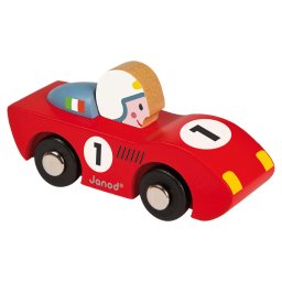 Mali trkački automobil, crveni