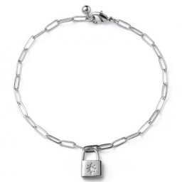 Ženska oliver weber undo white zircon narukvica sa belim swarovski cirkonom ( 32307 )