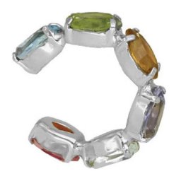 Ženske victoria cruz ear cuff multicolor mindjuša sa swarovski kristalima ( a3964-mht )