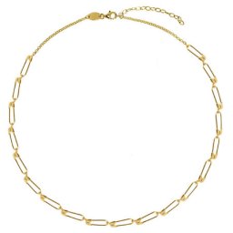 Ženska victoria cruz apostrophe gold srebrna ogrlica ( a3787-dg )