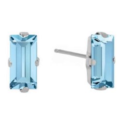 Ženske victoria cruz macedonia aquamarine mindjuše sa swarovski plavim kristalom ( a3661-10ht )