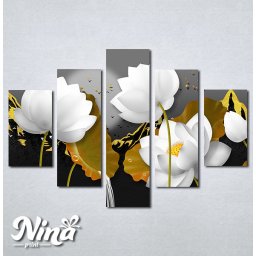 Slike na platnu Beli lotos Nina383_5
