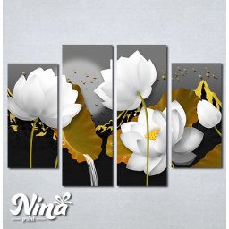 Slike na platnu Beli lotos Nina383_4